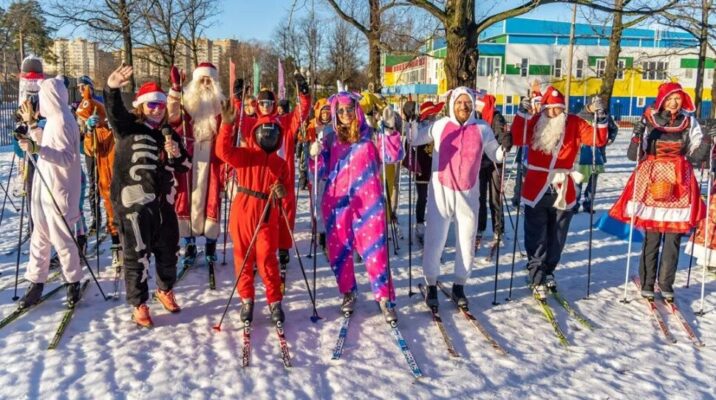 Ступинцы встали на лыжи после оливье Новости Ступино 