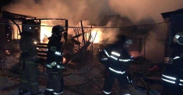 Пожар в садовом доме произошел в деревне городского округа Ступино Новости Ступино 