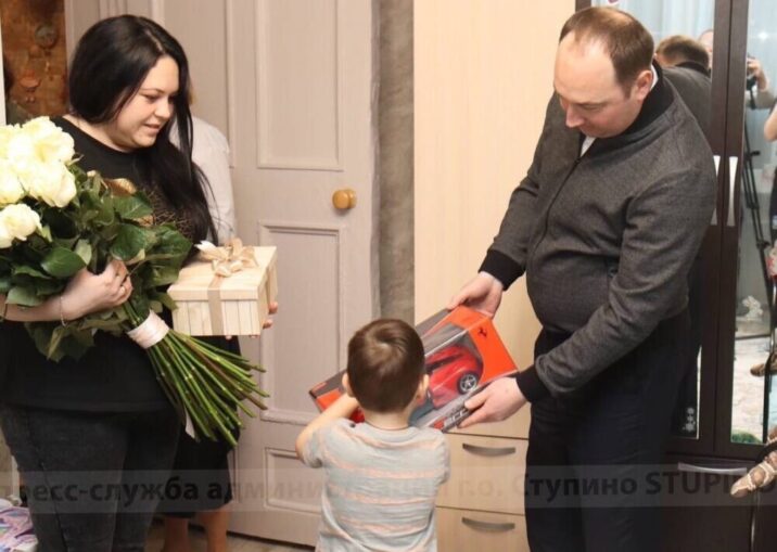 Глава г.о.Ступино встретился с семьей мобилизованного Новости Ступино 