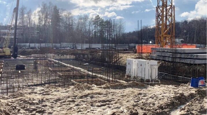 Фундамент новой школы на 550 мест заливают в квартале «Надежда» в Ступино Новости Ступино 